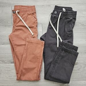 Vuori Women's Pants in Rust and Charcoal